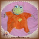 AURORA BABY SOS DOUDOU GRENOUILLE MARIONNETTE ORANGE ESCARGOT