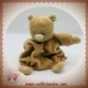 NOUKIE'S SOS DOUDOU OURS NOUKY MARIONNETTE BEIGE