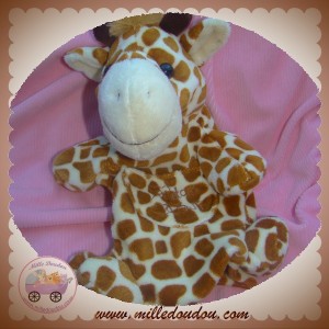 HISTOIRE D'OURS DOUDOU GIRAFE MARIONNETTE TACHETE MARRON SOS