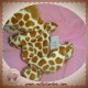 HISTOIRE D'OURS DOUDOU GIRAFE MARIONNETTE TACHETE MARRON SOS