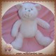 OKAIDI OBAIBI SOS DOUDOU PELUCHE OURS ROSE GRIS 