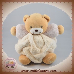 KALOO SOS DOUDOU OURS CORPS PLUME ECRU BEIGE