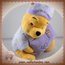 DISNEY SOS DOUDOU OURS WINNIE L'OURSON FLUORESCENT PYJAMA OREILLER VIOLET NICOTOY