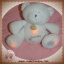 DOUDOU ET COMPAGNIE SOS OURS BLANC MUSICAL LUMINEUX MES DOUX REVES