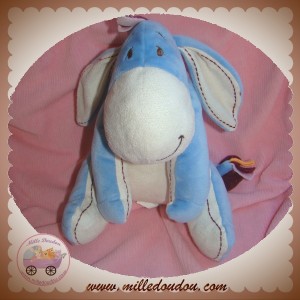 DISNEY SOS DOUDOU BOURRIQUET BLEU ECRU CUIR RETOURNE