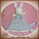 H&M H ET M SOS DOUDOU LAPIN PLAT RAYE BEIGE ECRU