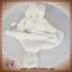 MATHILDE M SOS DOUDOU OURS PLAT LOSANGE BLANC