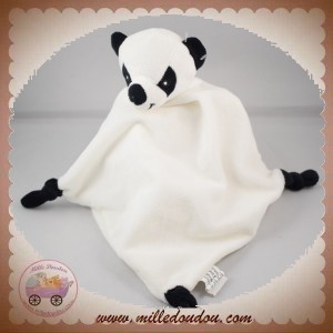 FL B.V HET EEK SOS DOUDOU PANDA PLAT LOSANGE BLANC NOIR