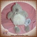 DIMPEL SOS DOUDOU POULE CARINE GRIS BLANC 15 CM