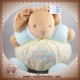 KALOO SOS DOUDOU LAPIN BOULE BLANC BLEU TURQUOISE ETOILE WINTER FOLLIES