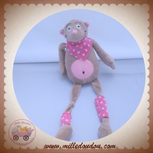 RAYNAUD LES PETITES MARIE SOS DOUDOU ZIZITOP LA TAUPE GRIS JAMBIERES ROSE