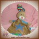 LIEF SOS DOUDOU LAPIN MARRON BEIGE PLAT ETOILE BLEU