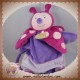 DOUDOU ET COMPAGNIE SOS COCCINELLE FRAMBOISELLE MARIONNETTE BOUCLETTE VIOLET FUSHIA MAUVE