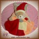 BABYNAT BABY NAT SOS DOUDOU OURS PLAT ORANGE ROUGE CAPE JAUNE