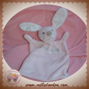 GRAIN DE BLE SOS DOUDOU LAPIN ROSE PLAT BLANC TAUPE GRIS