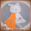 SIPLEC SOS DOUDOU LAPIN BLANC PLAT ORANGE GRIS CHAMPIGNON