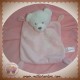 NICOTOY SOS DOUDOU OURS BLANC PLAT ROSE FLUORESCENT