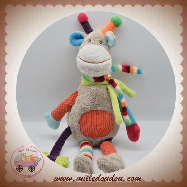 Doudou peluche girafe Nicotoy