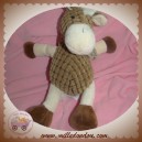 HISTOIRE D'OURS SOS DOUDOU CHEVAL VAGABOND ECRU MARRON 27 CM