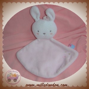 SUCRE D'ORGE SOS DOUDOU LAPIN BLANC PLAT ROSE COEUR