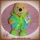 DISNEY SOS DOUDOU OURS WINNIE ROBE DE CHAMBRE BLEU VERT