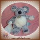 BABYNAT SOS DOUDOU SOURIS CHINE POIL MOUCHOIR BLANC BLEU MARINE FLOCONS