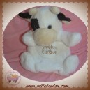 HISTOIRE D'OURS SOS DOUDOU VACHE MARIONNETTE BLANC NOIR POCHE