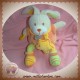 BABYNAT BABY NAT SOS DOUDOU LAPIN ORANGE VERT STELLOU POUET POUET