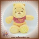 DISNEY NICOTOY SOS DOUDOU OURS WINNIE L'OURSON VICHY JAUNE PASTEL