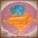 BRUIN SOS DOUDOU ELEPHANT BLEU PLAT ORANGE VERT TOY'S RUS