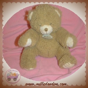 HISTOIRE D'OURS SOS DOUDOU OURS MARRON POIL ASSIS