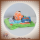 DISNEY SOS DOUDOU POISSON NEMO ORANGE PLAT VIOLET BLEU ORANGE