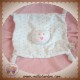 BOUT'CHOU MONOPRIX SOS DOUDOU CHAT PLAT BLANC ETOILE ROSE FLUO