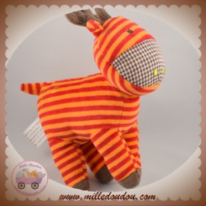 ORCHESTRA SOS DOUDOU RENNE ORANGE RAYE ROUGE MARRON