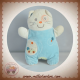 NICOTOY SOS DOUDOU CHAT OURS BLANC BLEU VOITURE