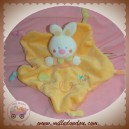 NICOTOY SOS DOUDOU LAPIN BLANC PLAT JAUNE ORANGE ABEILLE