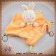 NICOTOY SOS DOUDOU LAPIN BLANC PLAT JAUNE ORANGE ABEILLE