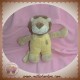 NOUKIE'S SOS DOUDOU LION JAUNE BABOUM SALOPETTE 15 CM MUSICAL