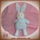 NOUNOURS SOS DOUDOU LAPIN HOCHET CORPS BLEU BLANC 