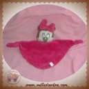 DISNEY NICOTOY SOS DOUDOU MINNIE SOURIS PLAT ROSE FUSHIA FONCE NOEUD