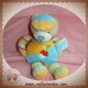 BABYNAT BABY NAT SOS DOUDOU OURS JAUNE BLEU RADIS SIMON HOCHET