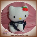 SANRIO TY SOS DOUDOU CHAT HELLO KITTY BLANC SCHOOL UNIFORM ROBE BLEU