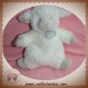 DOUDOU ET COMPAGNIE SOS AGNEAU MOUTON BLANC GRIS TAUPE 18 CM