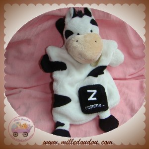 BABYNAT BABY NAT SOS DOUDOU ZEBRE NOIR ET BLANC MARIONNETTE Z COMME