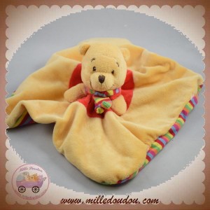 DISNEY SOS DOUDOU WINNIE L'OURSON PLAT JAUNE RAYE