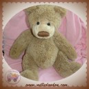 HISTOIRE D'OURS SOS DOUDOU OURS MARRON POIL TRUFFE FIL