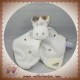 AUBERT P'TIT BISOU SOS DOUDOU VACHE GIRAFE PLAT BLANCHE MARRON