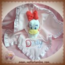 DISNEY SOS DOUDOU CANARD DAISY MOUCHOIR PLAT ROSE