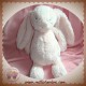 JELLYCAT SOS DOUDOU LAPIN POIL ROSE TRUFFE ROSE