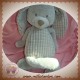 NICOTOY SOS DOUDOU CHIEN LAPIN TAUPE GRIS